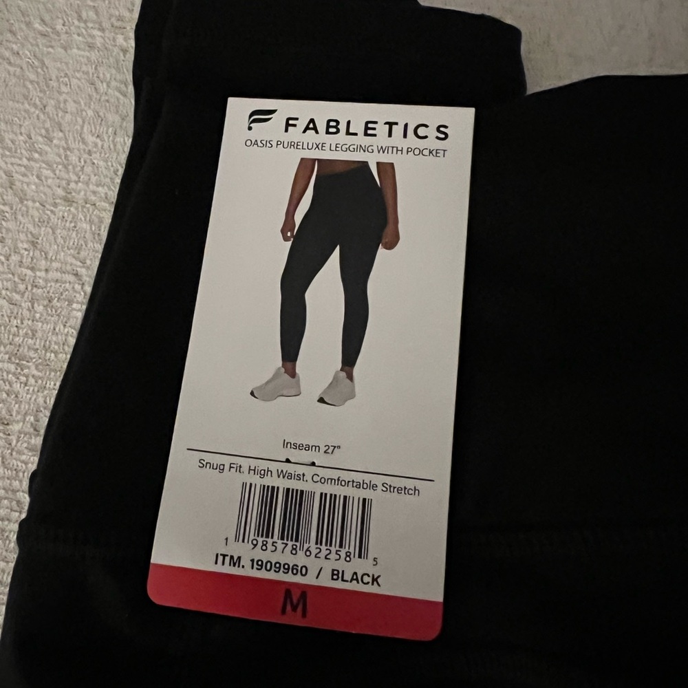 Fabletics Black Oasis PureLuxe Legging